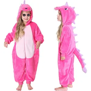L-AN011   Kids Cartoon Animal Onesie Pajamas Halloween Cosplay Costume Jumpsuit Partywear for Boys & Girls