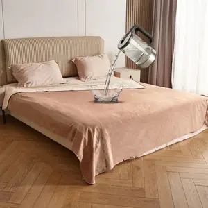 Catalonia Waterproof Fleece Blanket for Couch, Reversible Sofa Cover, Bed Coverlet Protector Washable, Leak Proof, Comfortable for People and Pets