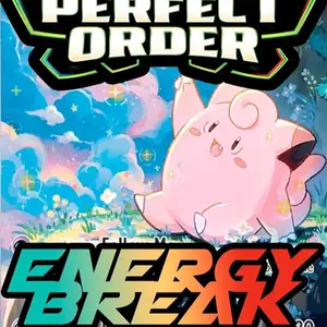 Mega Evolutions Perfect Order Energy Break 36 Packs for 8 Players Unique Energy Card Selection Random Pack Amounts No Returns