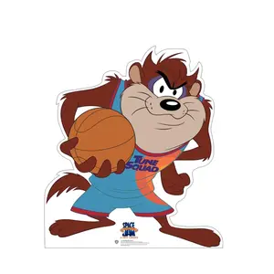 212 MAIN Tasmanian Devil Cardboard Cutout - 37x33 in., Advanced Graphics, Space Jam: A New Legacy, Easy to Set Up, Living Room Decor, Decor, Photo Prop, Gifts, Party