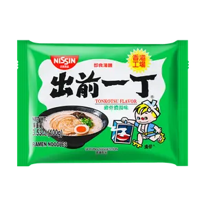 NISSIN Instant Ramen - 3 Pack Tonkotsu Flavor - Authentic Japanese Noodle Soup - 100g Each