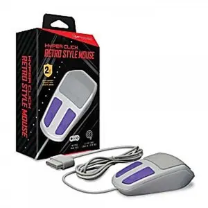 Hyper Click Retro Style Mouse for SNES (Retro Fam)