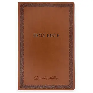 Custom NIV Brown Standard Size Soft Touch Personalized Holy Bible Small Print - tiktok
