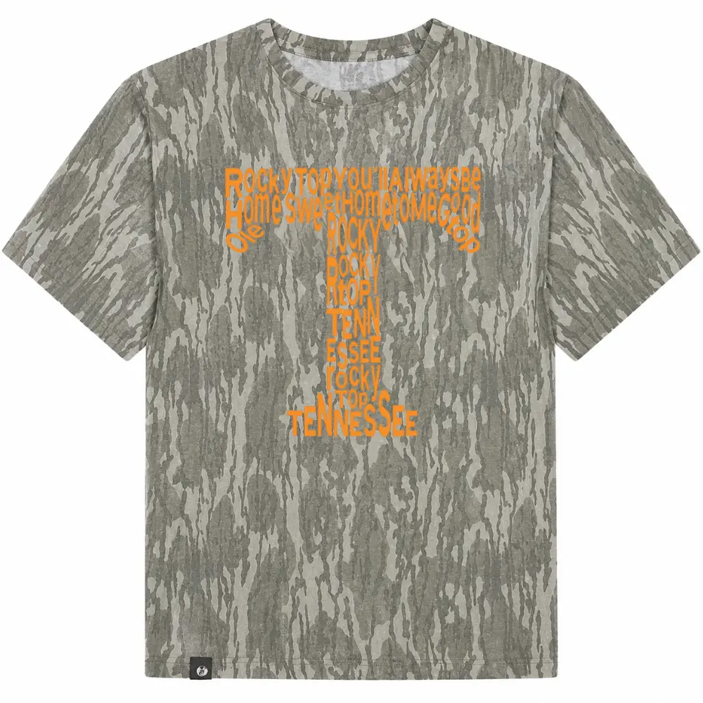 Tennessee T-shirt, University Fan Unisex Camo Shirt, Rocky Top Tee, Game Day Shirt