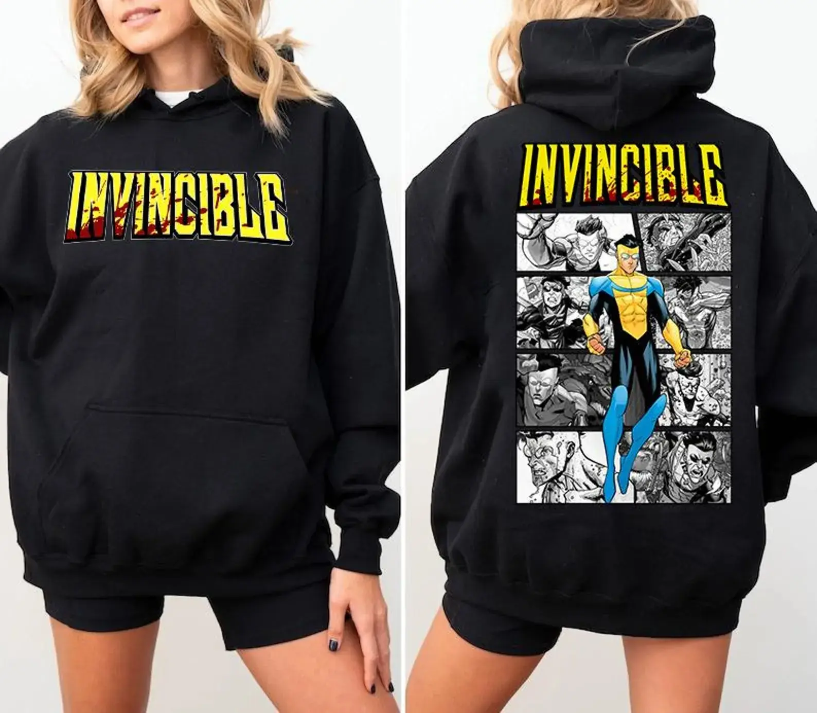 Invincible Mark Superhero T-shirt Hoodie, Invincible Fans Graphic Tee, Superhero Costume, Comic Book