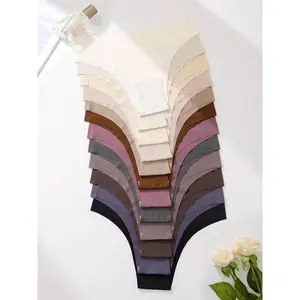 Women's Solid Color Drop Waist Seamless? Panties,? Back To School Wear, Casual Seamless Breathable Knicker, Summer Clothes, Ladies Underwear for Daily Wear, Summer Wear 2024 Birthday Wear Black Girl, Fall Gift