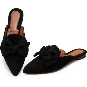 Coutgo Mules for Women Slip On Comfortable Pointed Toe Womens Loafers Women's Flats for Women's Mules & Clogs