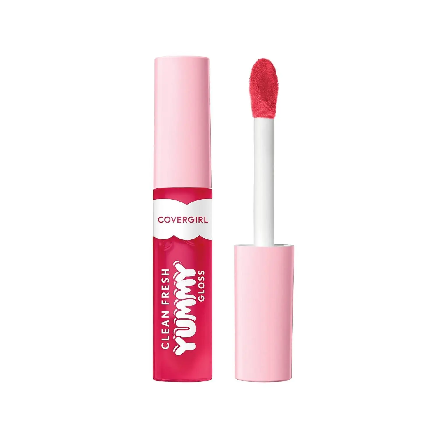 COVERGIRL Clean Fresh Yummy Lip Gloss, Sheer, Natural Scents, Vegan Formula - 500 Havana Good Time, 0.33 fl oz