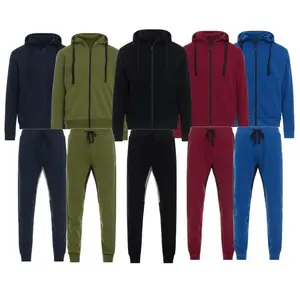 {2-Piece} Men’s Tech Fleece Full-Zip Hoodie & Jogger Set (S-3XL)