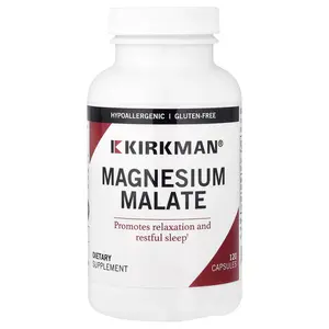 Kirkman Labs Magnesium Malate, 120 Capsules (160 mg per Capsule)