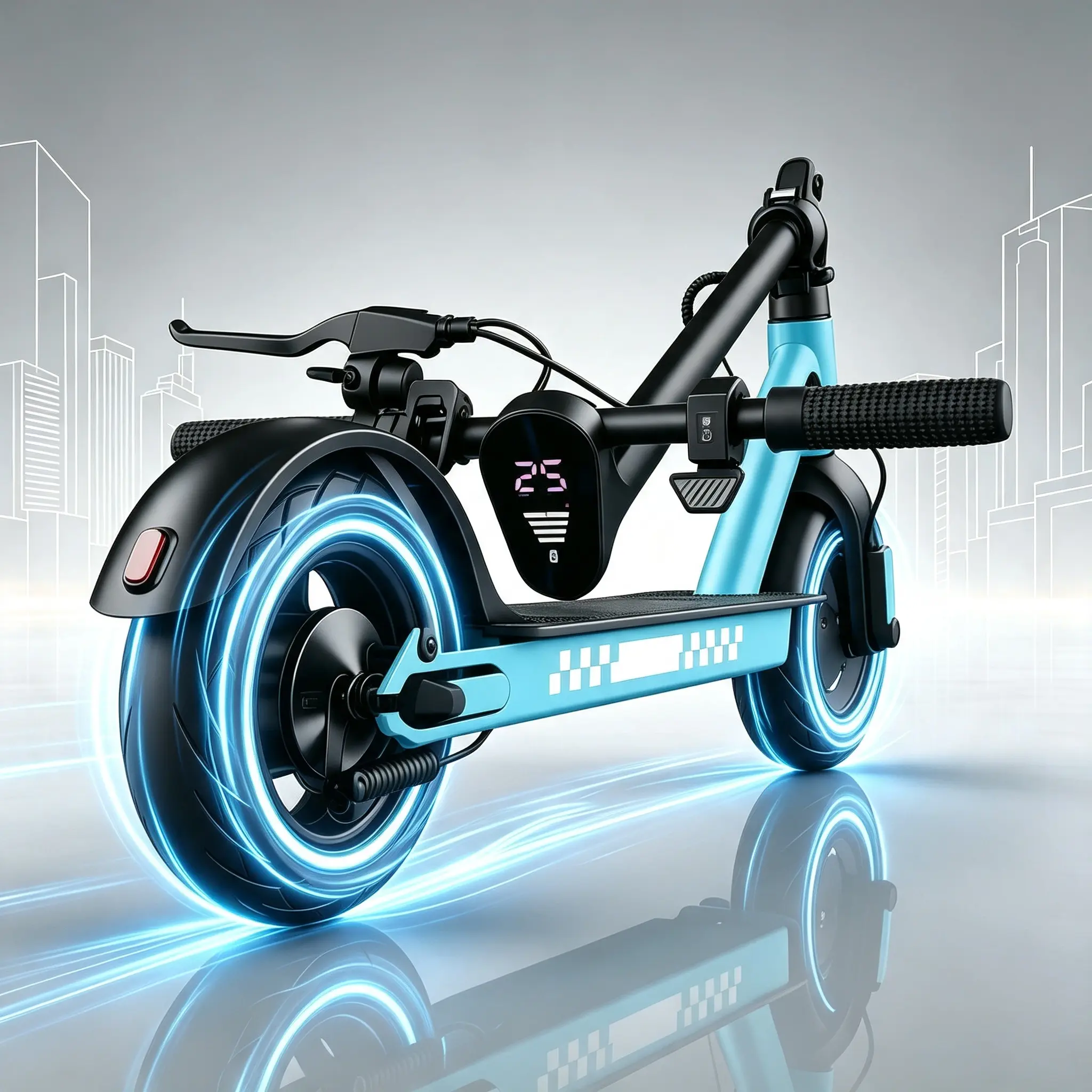 Electric Commuting Scooter for Adults, Lightweight Foldable Unisex Design with App Control, 350W Motor, 19 MPH, 18 mi Range, 10-Inch Solid Tires & Dual Brakes, App Controlled Scooter, Folding Escooter, Lightweight Foldable Scooter