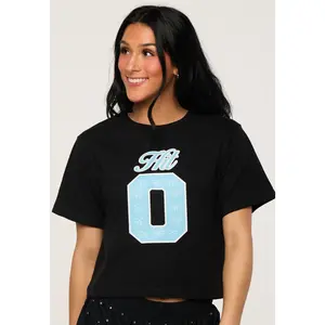 Cheerchella Cropped Teal Hit Zero T-Shirt