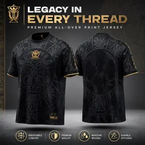Custom Name & Number Black Gold Pharaoh 3D T-Shirt, Personalized Ancient Egypt Style Athletic Shirt, Unisex All Over Print Sports Tee