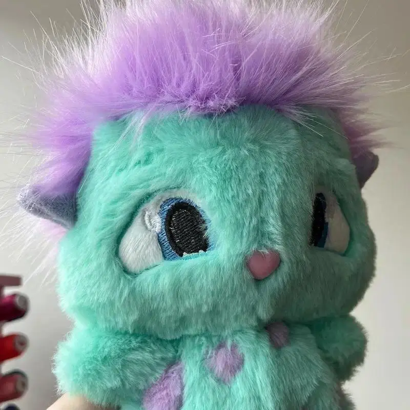 2pcs 25cm*18cm Bibble Plush Toys - Soft Stuffed Collectible Stuffedtoy by Hunan Sunny & Sandy Toys Manufacturer Co. Ltd., ABS Cute Kawaii Anime Decor Dolls for Kids' Birthday Gifts, Stress Relief Cuddly Dolls