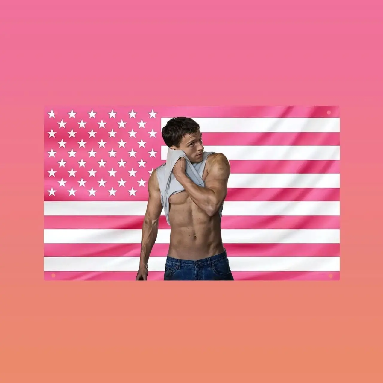 Tom Holland Spider-Man Flag – Hot Marvel Wall Decor | Aesthetic Dorm Frat Room Banner