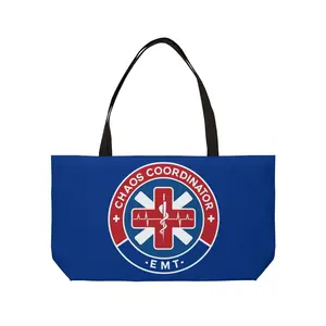 Chaos Coordinator EMT Weekender Tote Bag, Perfect for Nurses, Medical Professionals, Travel, Beach Days, Gift for EMTs