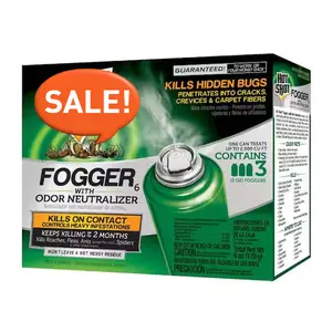 Indoor Pest Control Fogger, Bug Bomb Aerosol Spray, 3 Pack – Easy Home Use Mist Release for Household Areas