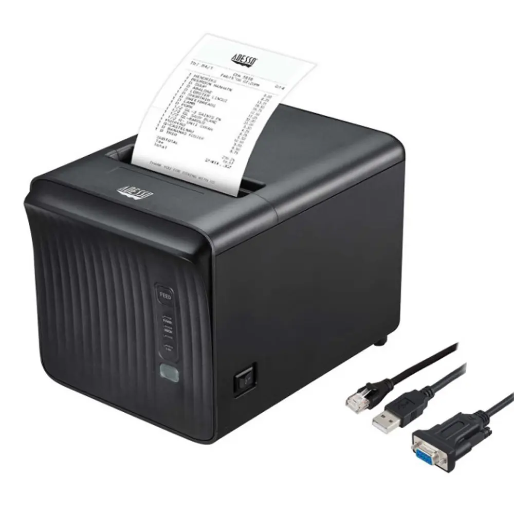 Adesso NuPrint 330 Networked Thermal Receipt Printer - 3" (80mm) Network Interface, Ideal for Retail Users, Pc/Pos