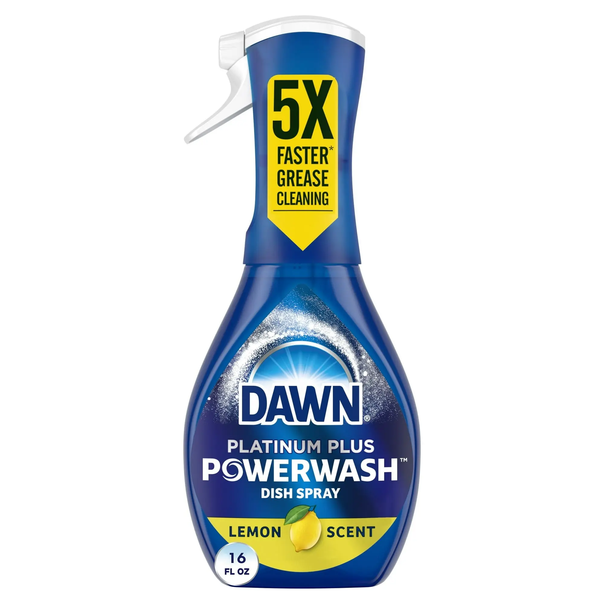 Dawn Platinum Powerwash Dish Spray, Dish Soap, Lemon Starter Kit, 16 fl oz