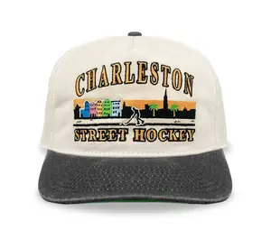 Charleston Street Hockey Snapback: Cream