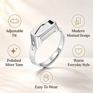 Adjustable Decompression Ring - Tool-Inspired Trendy Costume Jewelry, Stress-Relief Men's Accessories, Christian Faith Christmas Gift for Adults