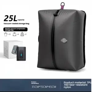 High-Quality Travel Electric Vacuum Storage Bag, Luggage Organizer, Compression Bag, Moisture-Proof Sealed Bag, Clothing Separation Bag, Vacuum Compression Bags, Zipper Storage Bag