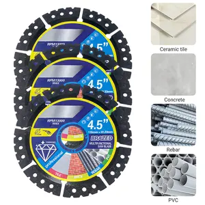 4-1/2 inch Indestructible Cutting Discs for Angle Grinder Blades Cut Off Wheels Diamond Tool Metal rebar Porcelain Tile Granite Marble Smooth Cutter (3pcs) Concrete#MothersDayGift #GiftsForHer