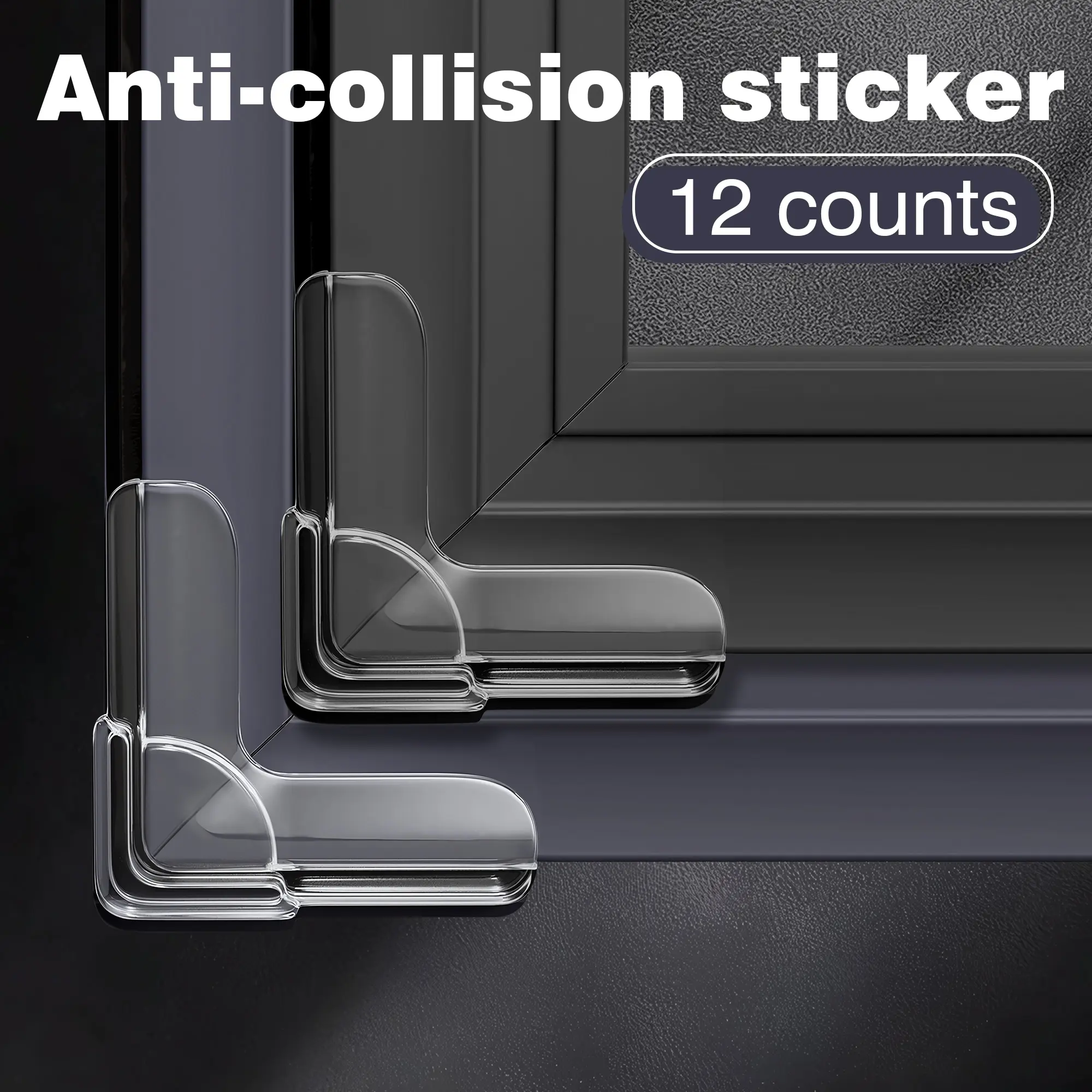12 Counts Large Clear Corner Protectors, Table Edge Guards and Bumpers for Baby Proofing Furniture, Corner Protectors for Table and More