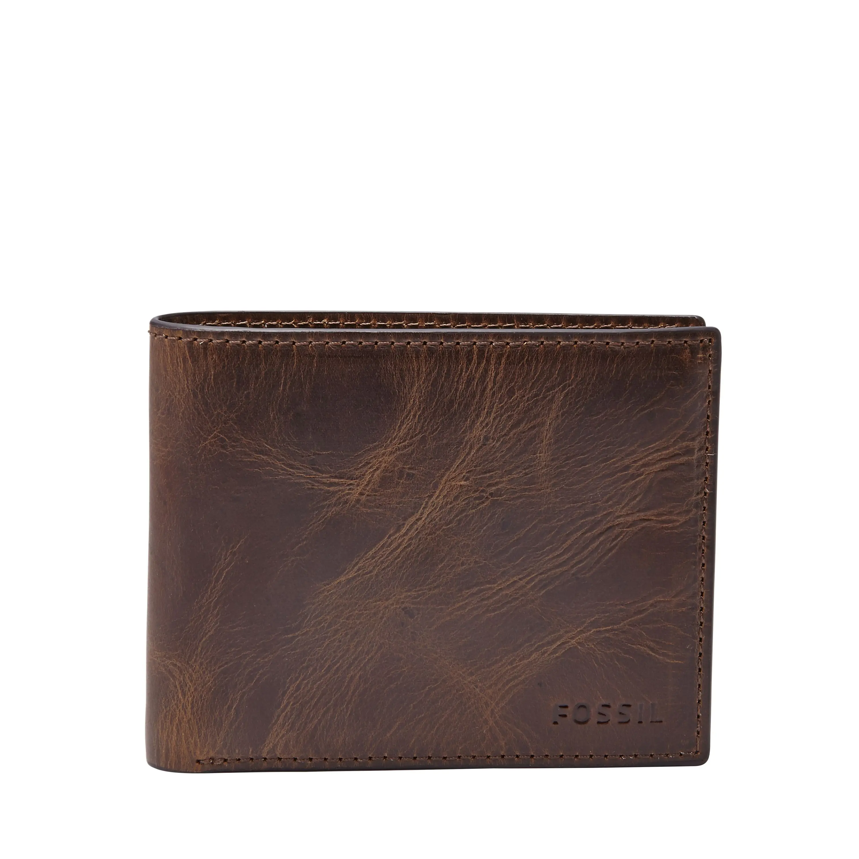 Fossil Men's Derrick Leather Bifold Fossil Men's Derrick Leather Bifold