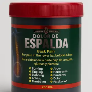 Dolor de Espalda Gel 250g Rapid Relief for Lower Back Buttocks & Legs Moisturizing Quality premium  Therapy Treatment Therapeutic