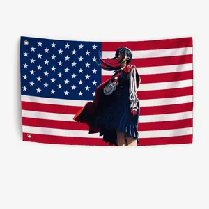 War Devil / Yoru / US Flag Chainsaw Man Anime Fashion Accessories, Outdoor Decorative Flag, Garage Flag, Tapestry.