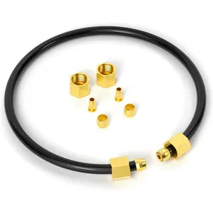 13 count 30Inch Air Compressor Unloader Tube Kit, Contains 1/4" Sleeve Ferrules,Compression Insert and Compression Nut