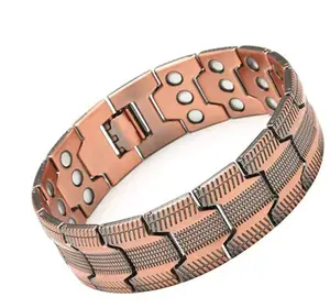 BLACK FRIDAYCopper Bracelet for Men 3X Ultra Strength Magnetic Bracelets 99.99% Pure Copper with 3500 Gauss Neodymium Magnets