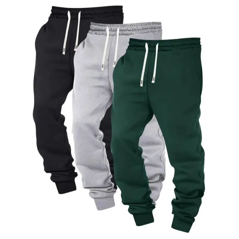3pcsPolyesterBlendMen'sSolidColorJoggerswithDrawstringWaist,CasualAthleticSweatpants,MachineWashable 3pcsPolyesterBlendMen'sSolidColorJoggerswithDrawstringWaist,CasualAthleticSweatpants,MachineWashable