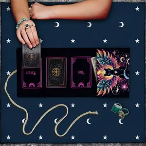 1 Piece Storage bag, Gothic style Tarot card storage bag, used by Tarot scholars for card deck organization, creative polyester storage bag, home textile decorative item.