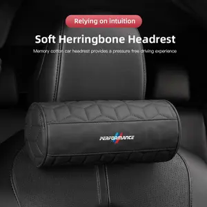 Car Headrest Neck Support Pillow Breathable Comfortable For BMW X1 X2 X3 X5 X4 X6 X7 G30 G20 G32 G11 G12 F40 F30 F20 F10 F34 F07 F44 F45 G15 G16 E70 E46 E90 E92 E60 E39 E36 E87 E53
