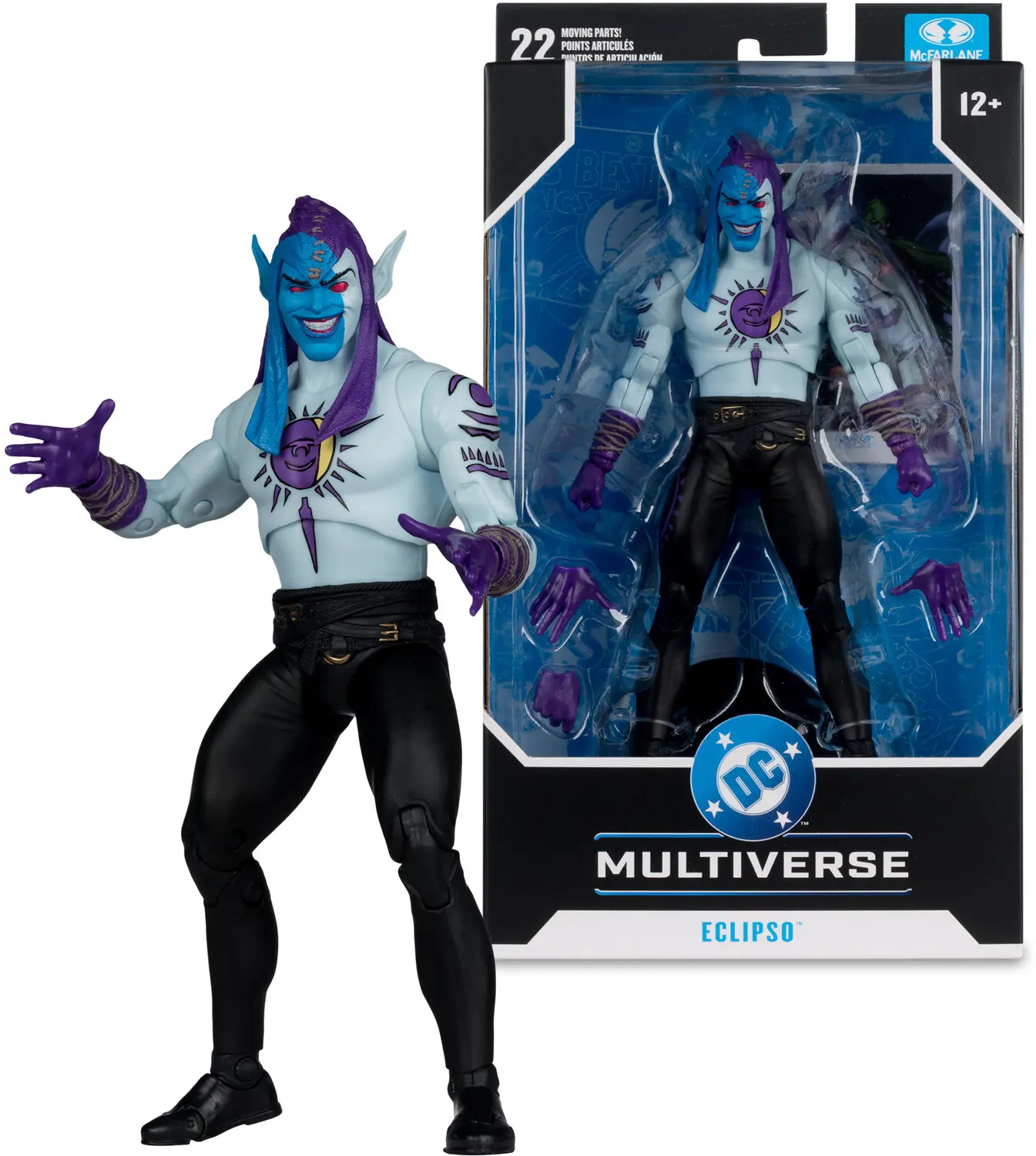 McFarlane Toys - DC Multiverse DC Classic Eclipso 7" Collectible Action Figurine/Statue, Collectibles