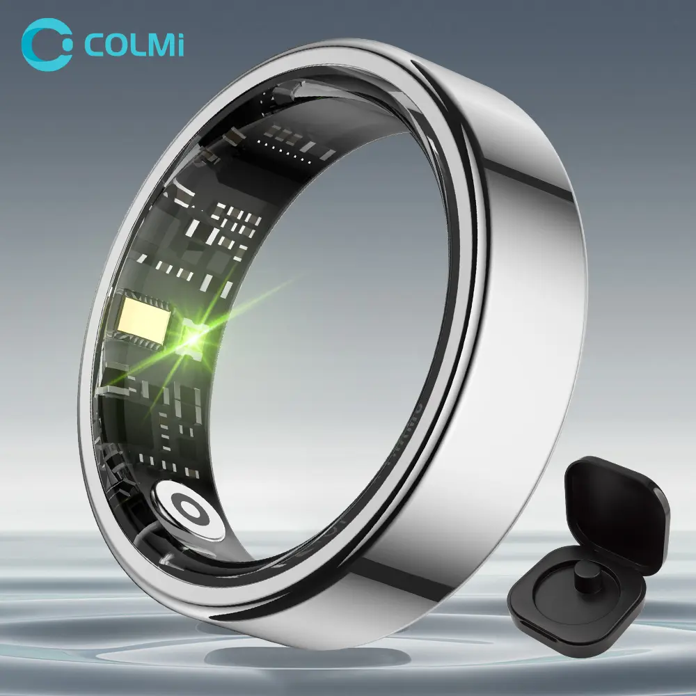 COLMI R02 Smart Ring Health Tracker, IP68 Waterproof Wearable Sport Device, Cool Gadgets for Couples, Gifts for Boyfriend, Boyfriend Birthday Gift, Health Tracker Ring, Mens Gifts,back to school,back to school haul