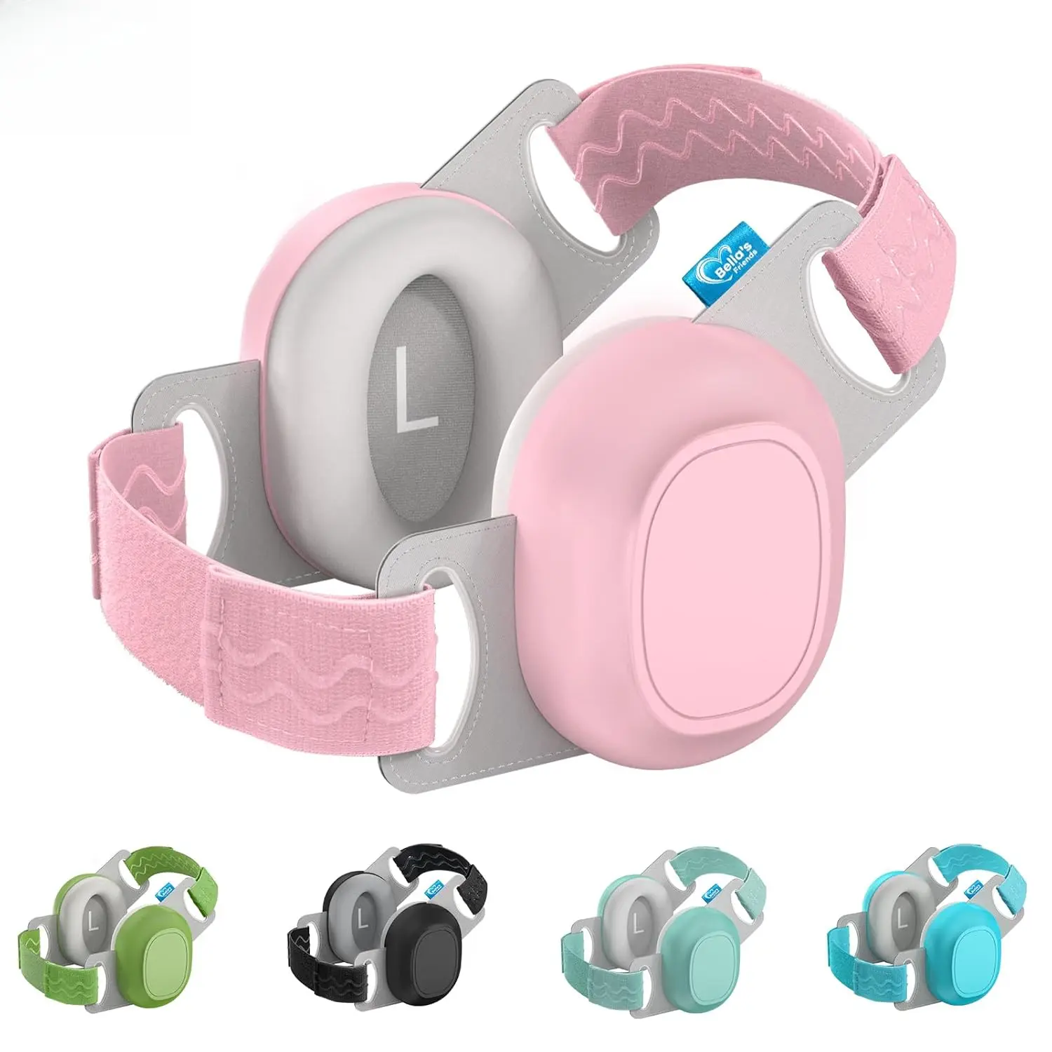 Baby Ear Protection for Infants & Toddlers(3–48 Months) - Lightweight 24dB Noise Cancelling Headphones - Safe fit & Comfort Earmuffs - Improve Sleep - Baby Travel Essential, year old noise  cancelling  kids pink butterfly baby head protector helmet newbor