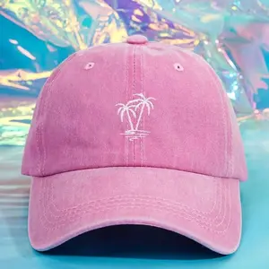 Y2K Aesthetic Palm Tree Hat – Stylish & Breathable for Youth & Travel