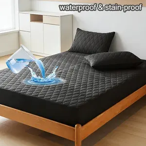 King/queen Size Waterproof Bed Sheet Cover, Deep Pocket Full Wraparound, Breathable & Durable, Easy Care Mattress Protector