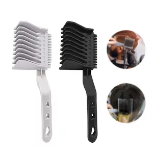 2 Pack Professional Barber Comb for Home or Salon or Professional Use, Barber Fade Combs, Barber Cutting Comb, Two Handles