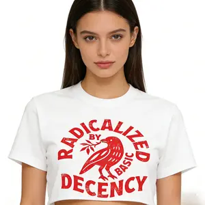 Radicalized By Basic Decency Unisex Sweatshirt, Political Protest Sweatshirt, Feminist Activist Gift, Liberal Clothing, Social Justice
