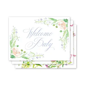 Floral Crest  Milestone Cards