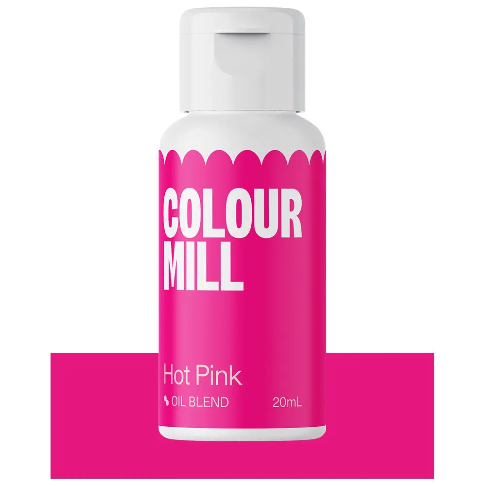 Colour Mill Oil-Blend Food Coloring, 20 Milliliters, Hot Pink