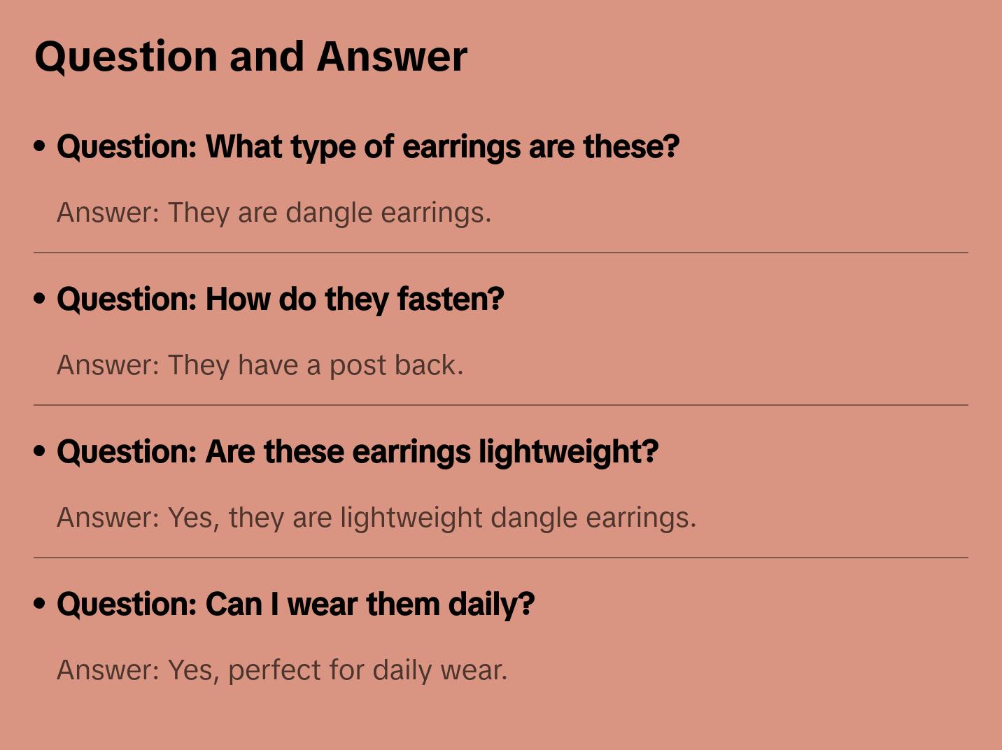 Denim Floral Earrings