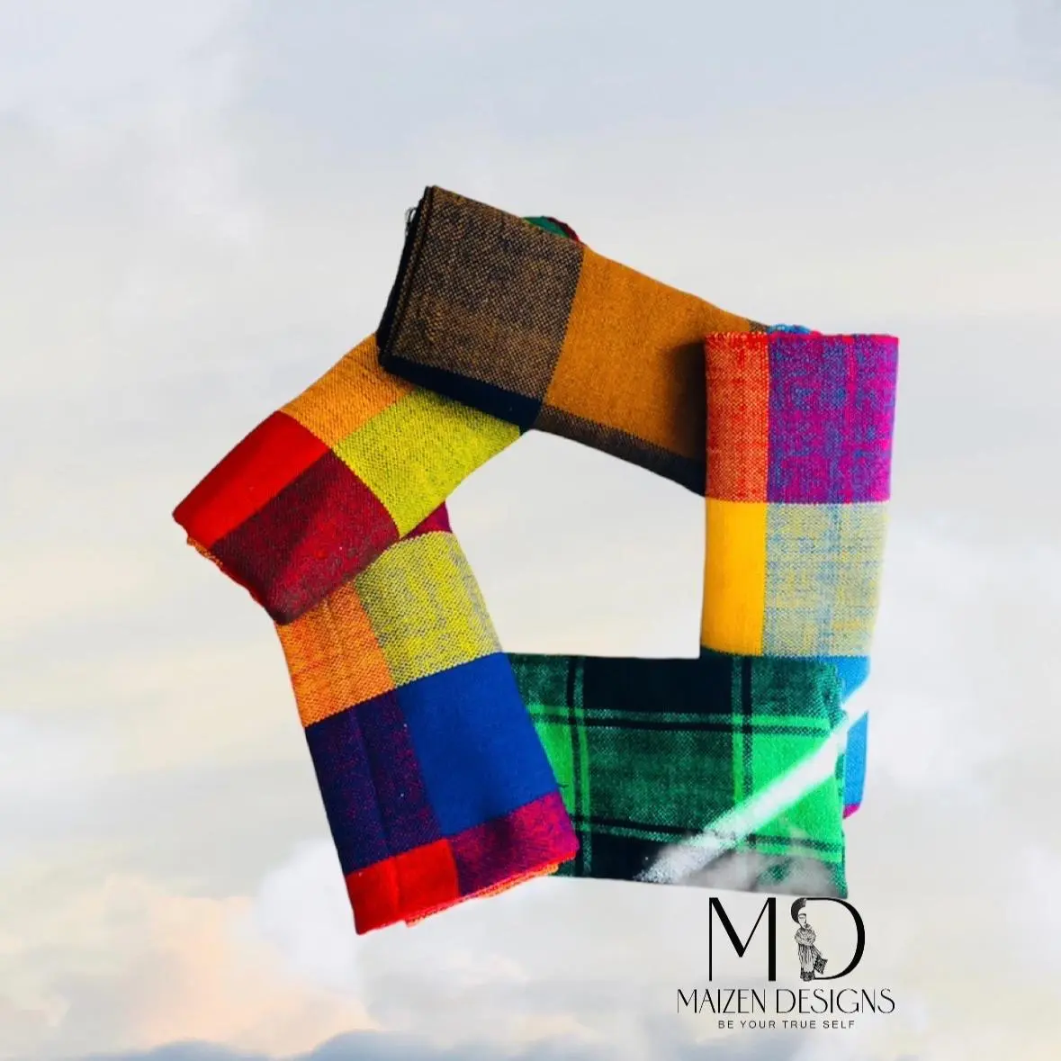 Ethiopian Fota Scarf/ Blanket - Spring Winter - Striped Wool -African - Ethiopian traditional and casual cloth, dresses & accessories.