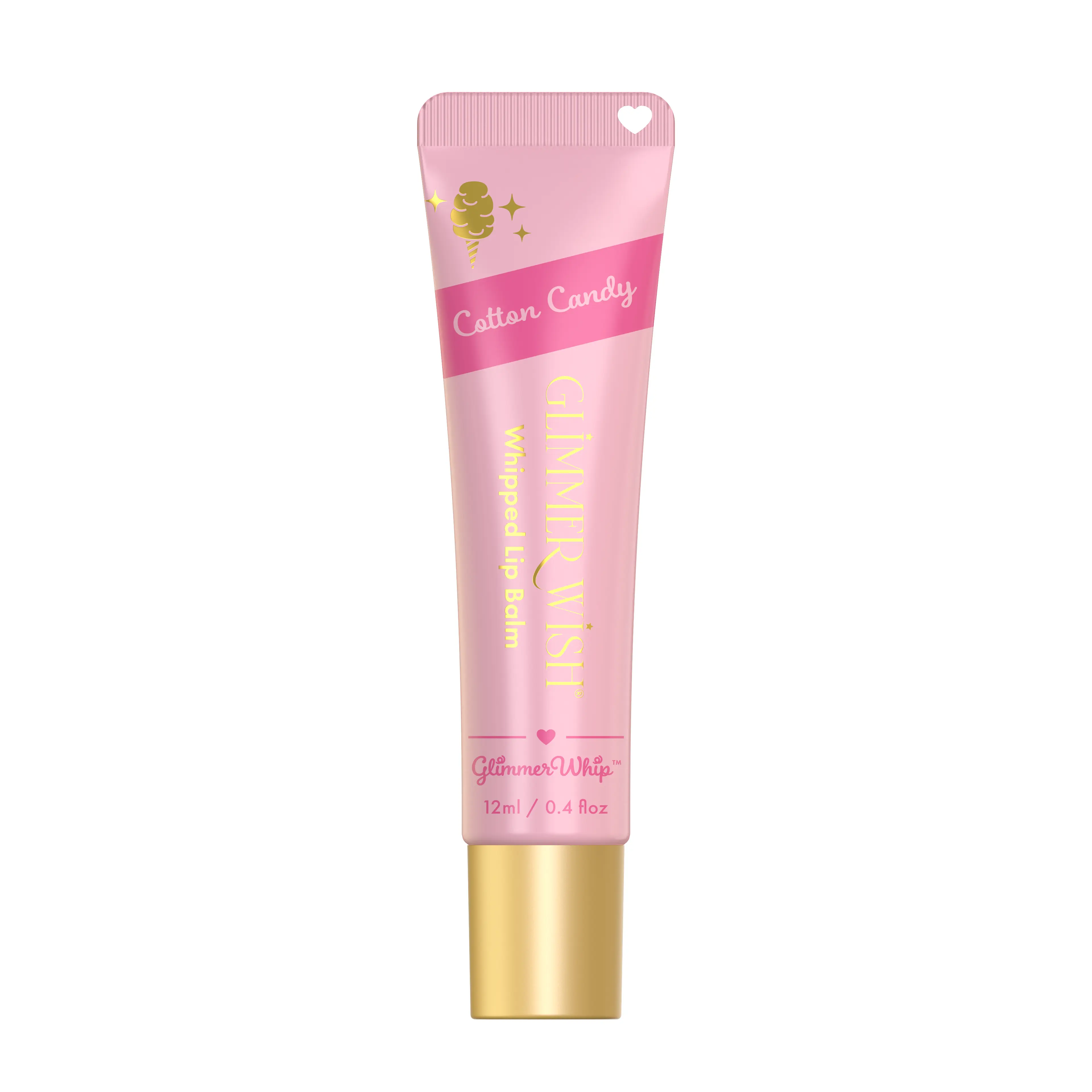 Glimmer Whip - Whipped Lip Balm, Organic Oils & Butters, Heart Shaped Applicator, As Seen On Shark Tank