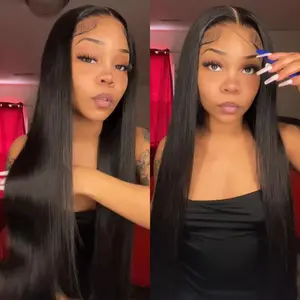 【Live Flashsale】ISEE HAIR 250% Wear Go 9*6 M-cap Straight Glueless Wigs Human Hair HD Lace Front Wigs Pre Plucked Tiny Knots Glueless Human Wigs Beginners Friendly Adjustable Red Elastic Band#TikTokShopHolidayHaul