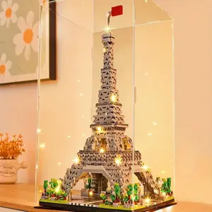 Eiffel Tower Design Building Blocks, 1 Box Mini Eiffel Tower Model Building Blocks, Creative and Educational Building Blocks, Diy Building Model
